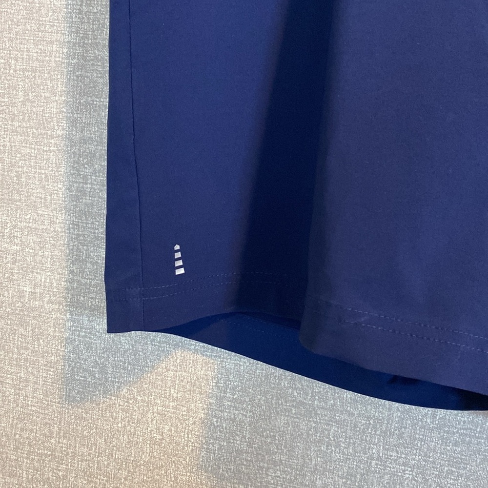 Lands End Navy Long Leg Swim Shorts - Picture 3 of 9